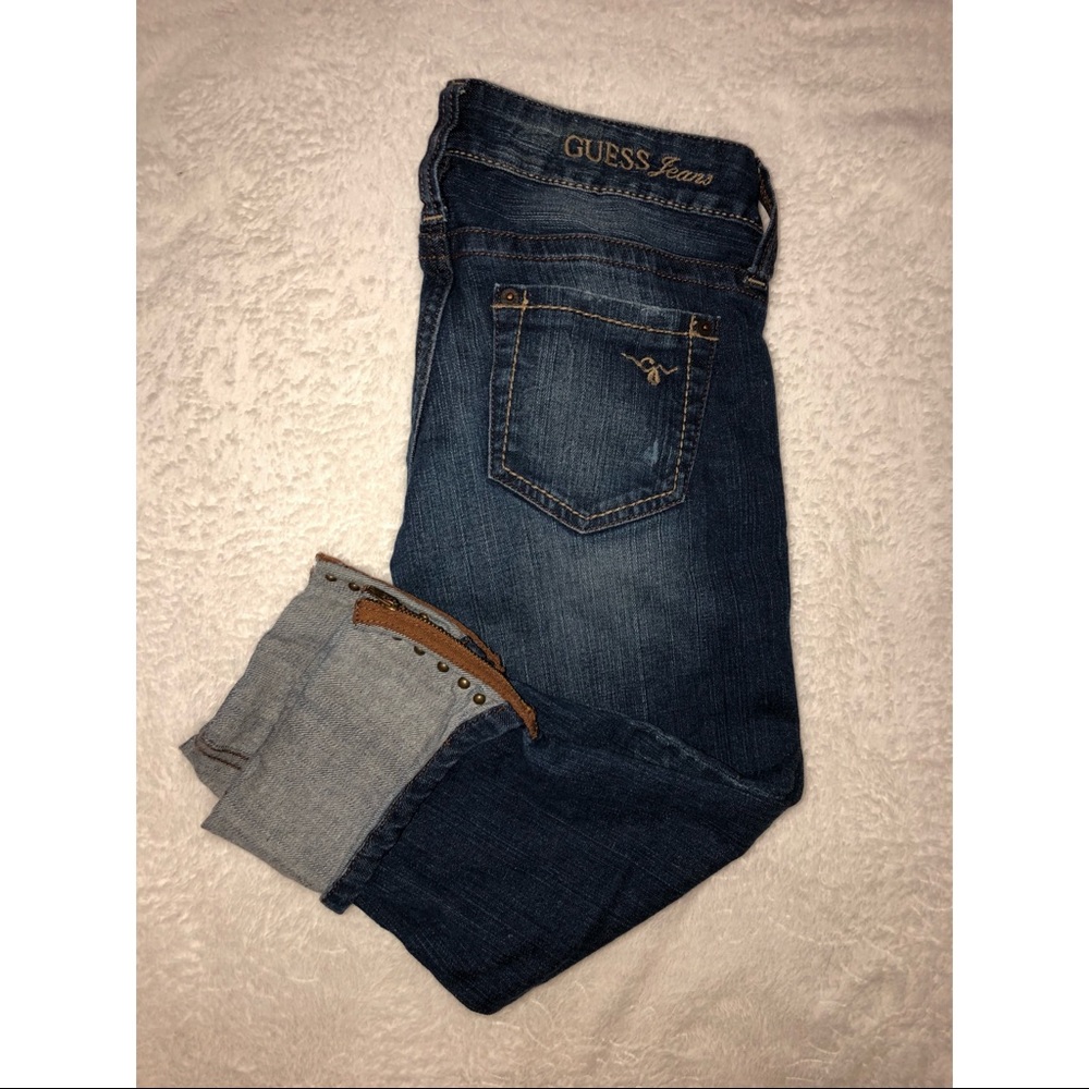 Guess jeans cuffed Capri, size 26